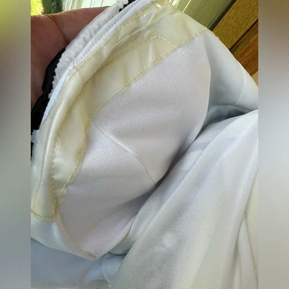 Cache Black 🖤 White Animal zebra 🦓 Botanical Rhinestone Brooch Mermaid Dress - Picture 12 of 15